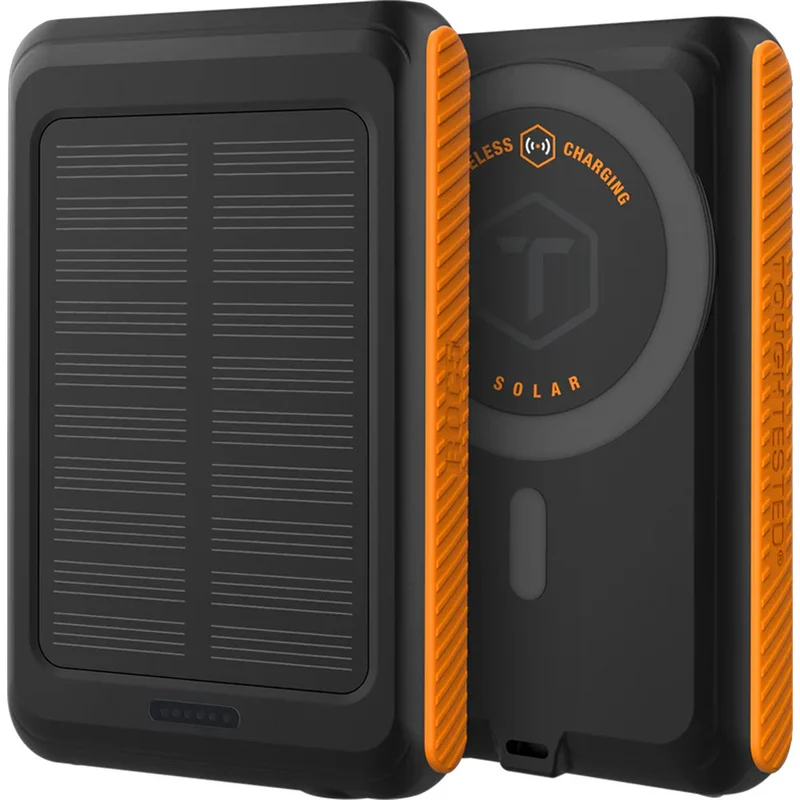 Chargeur Portable/Sans-Fil MagSafe PD avec charge rapide & Panneaux Solaire 5000mAh