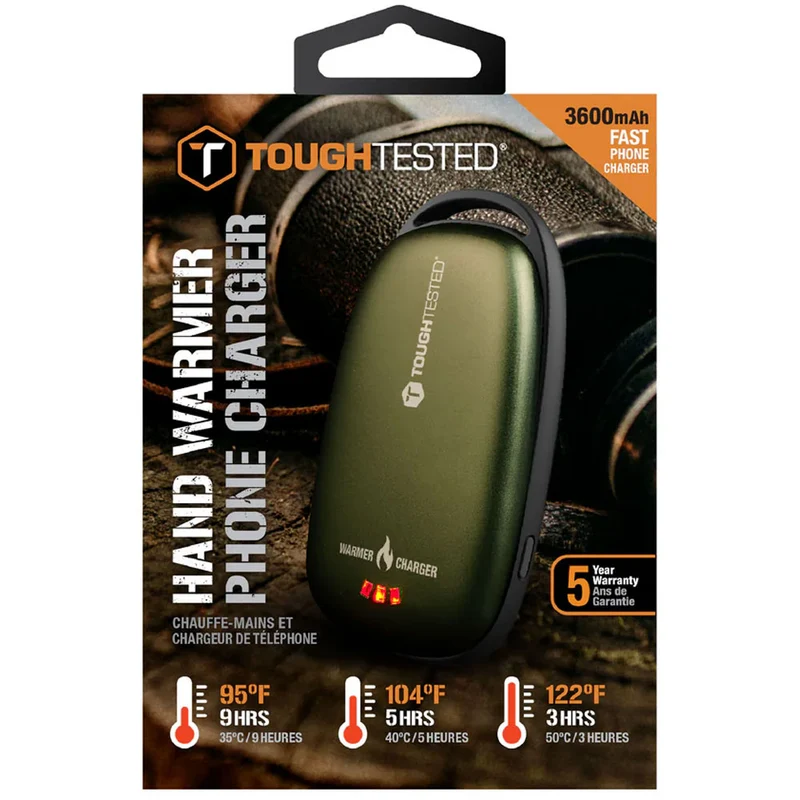 Chauffe-Mains et Chargeur Portable 3600 mAh