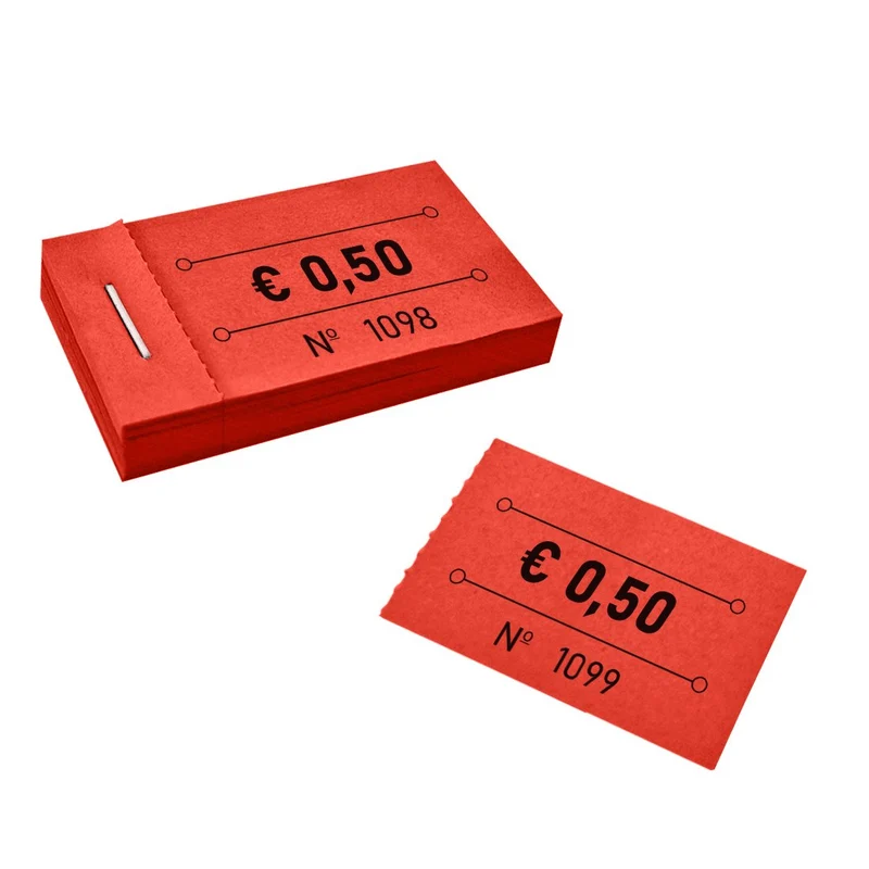 Carnet de tickets 0,50 € - 50 tickets