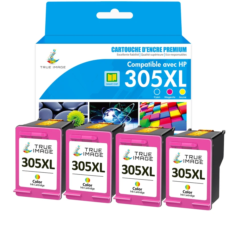 Compatible HP 305 305XL (3YM63AE) Couleur Cartouche d'encre