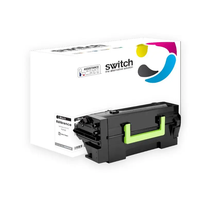 Lexmark 582 Toner Noir compatible équivalent à 58D2000 · Switch