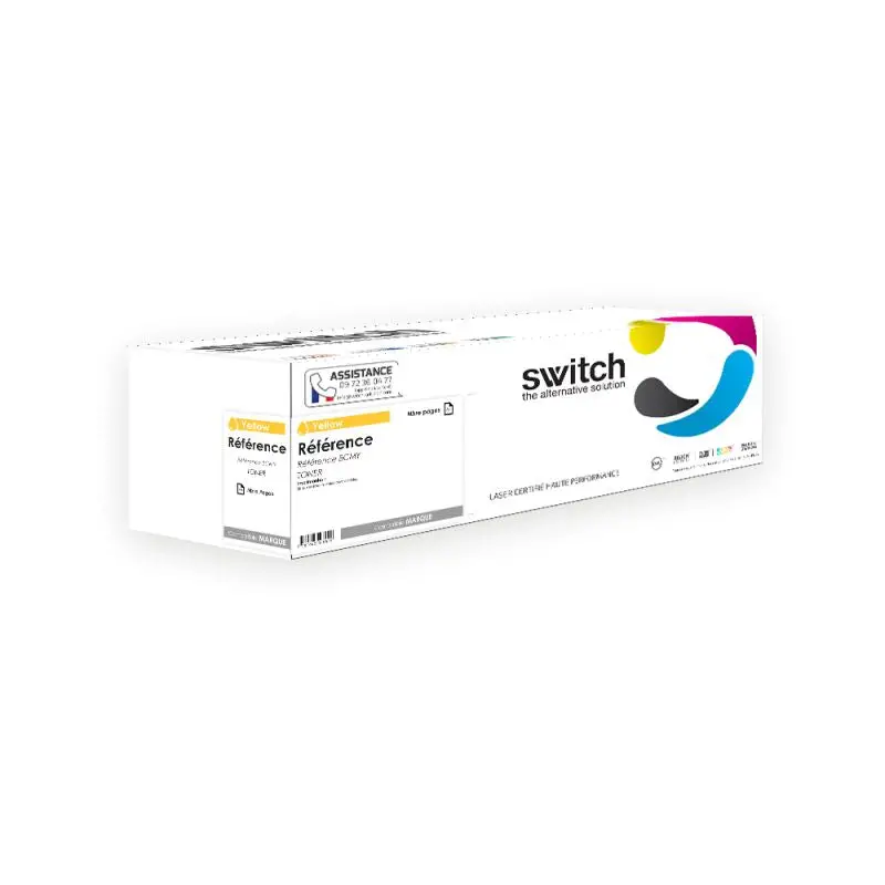 Lexmark 3220 Toner Jaune compatible équivalent à C3220Y0 · Switch