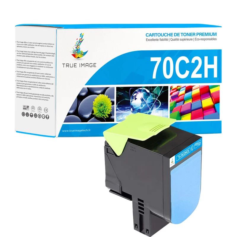 Compatible Lexmark 70C2HC0 702HC Toner Cyan 3000 pages