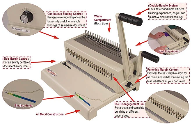 Akiles MegaBind Comb Binding Machine