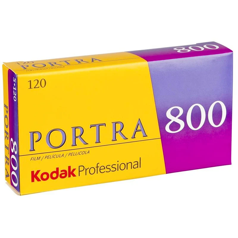 Film Couleur Portra 800 (Rouleau 120/Paquet de 5)