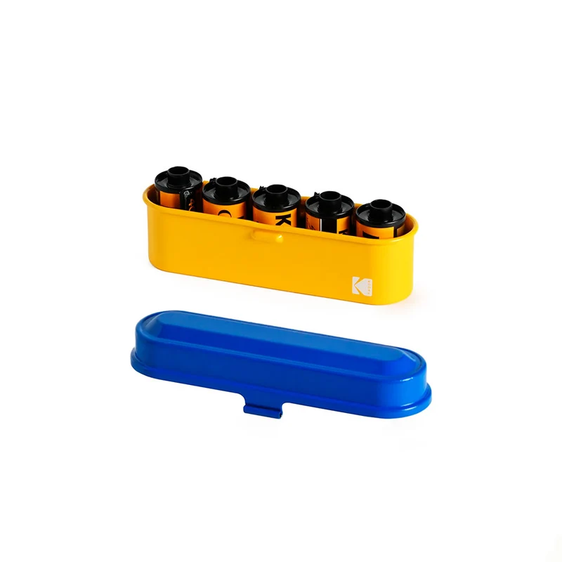 Étui pour film 35mm (Jaune/Bleu)