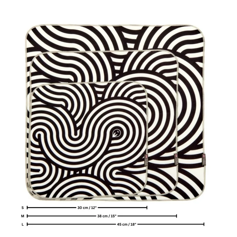 Ensemble 3 Enveloppes adhésive WRAPZ tourbillon (Petit/Moyen/Grand)