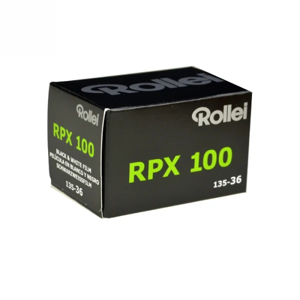 Film Noir et Blanc RPX 100 (Rouleau 35mm, 36 Poses)