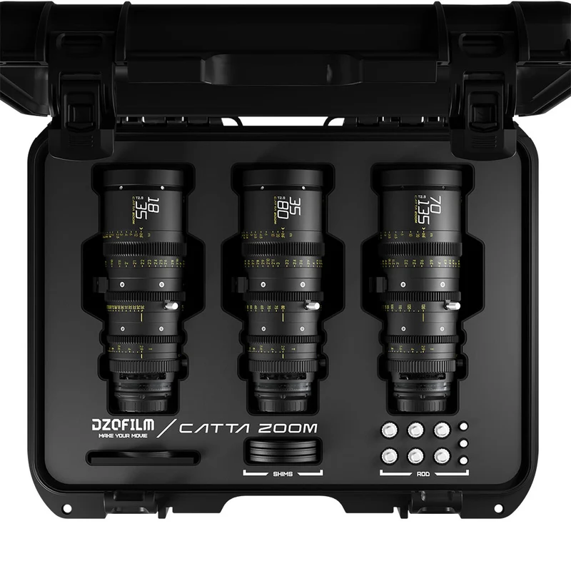 Ensemble Catta 18-35/35-80/70-135mm Sony E (Noir)