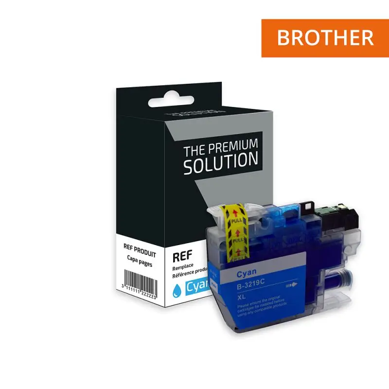 Brother 3219 Cartouche Cyan compatible équivalent à LC3219XLC