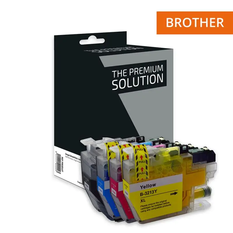 Brother 3213 Cartouche Pack 4 Couleurs compatible équivalent à LC3213