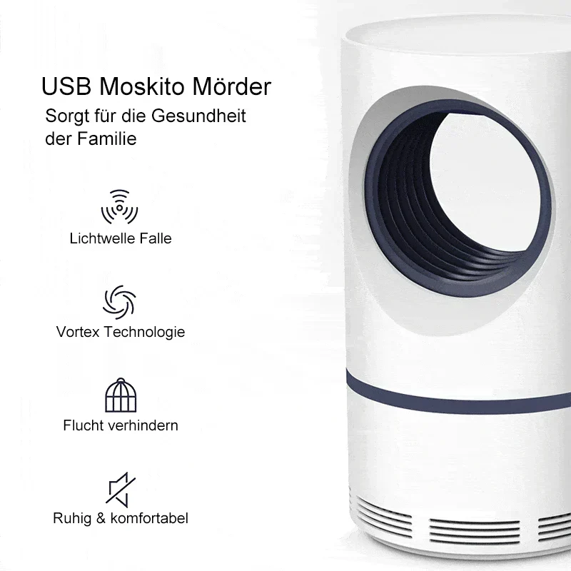 Lampe Anti-Moustiques - Maison & Voyage - UV, Silencieuse