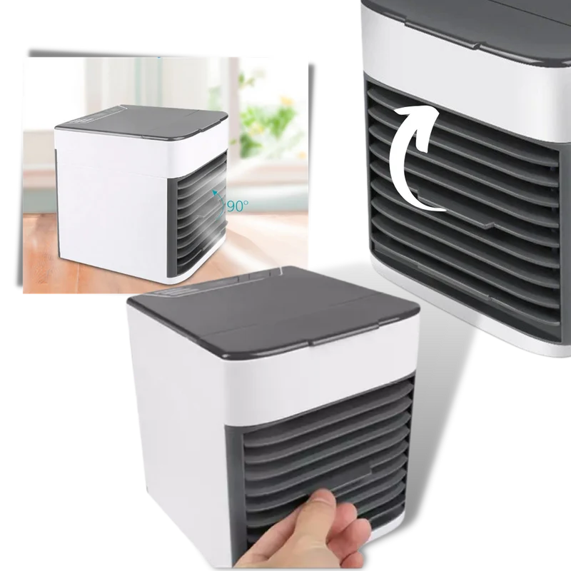 Mini Climatiseur Portable 3 en 1: Refroidisseur, Humidificateur, Purificateur