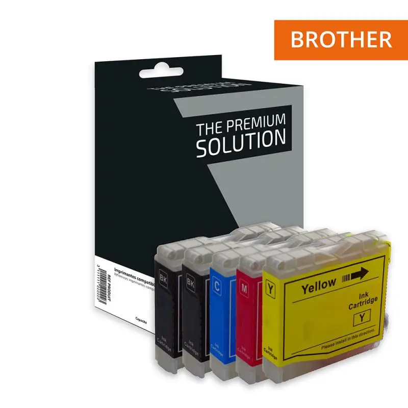 Brother 985 Cartouche Pack 4 Couleurs compatible équivalent à LC985