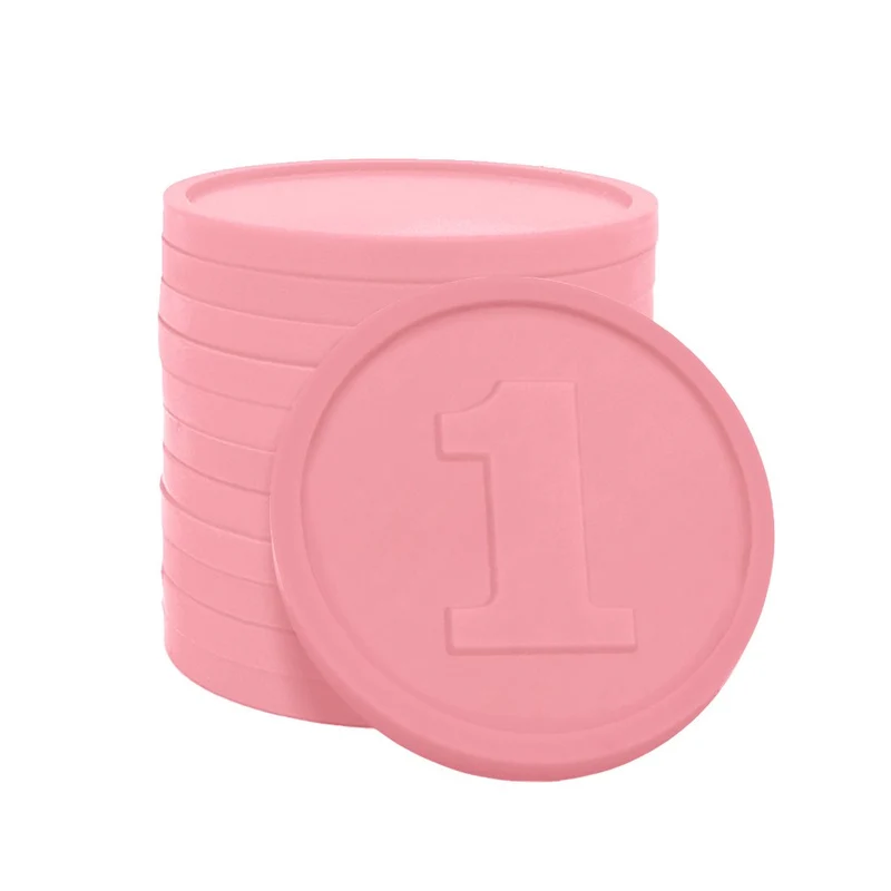 Jetons pour buvette avec chiffre 1 Ø29 mm - 250 pièces