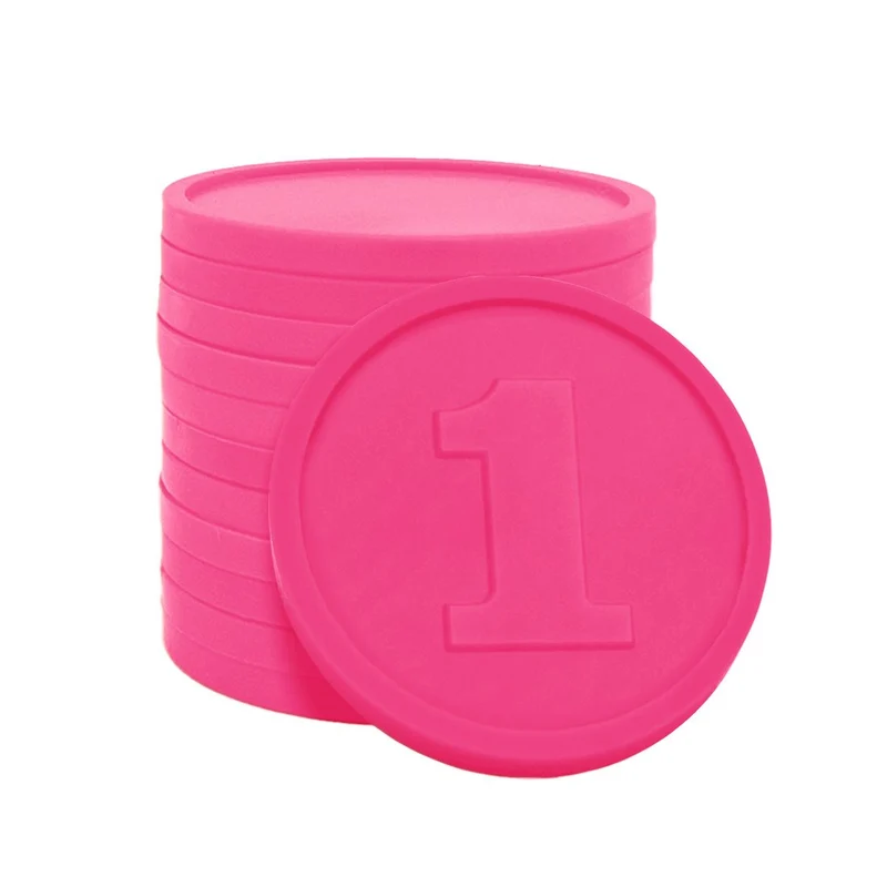 Jetons pour buvette avec chiffre 1 Ø29 mm - 250 pièces