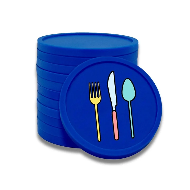 Jetons pour buvette couverts Ø29 mm - 100 pièces