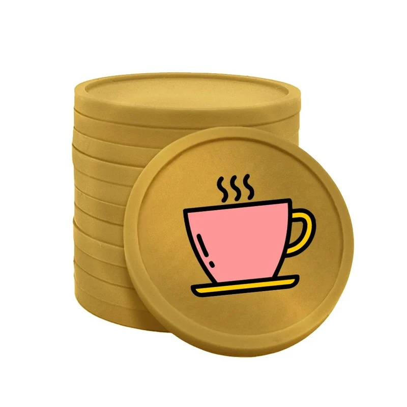 Jetons pour buvette tasse de café Ø29 mm - 100 pièces