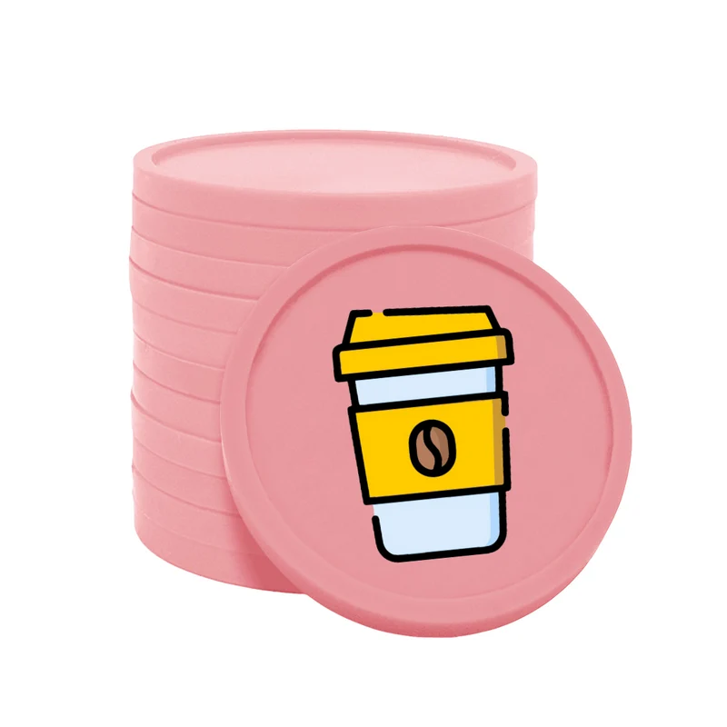 Jetons pour buvette café à emporter Ø29 mm - 100 pièces