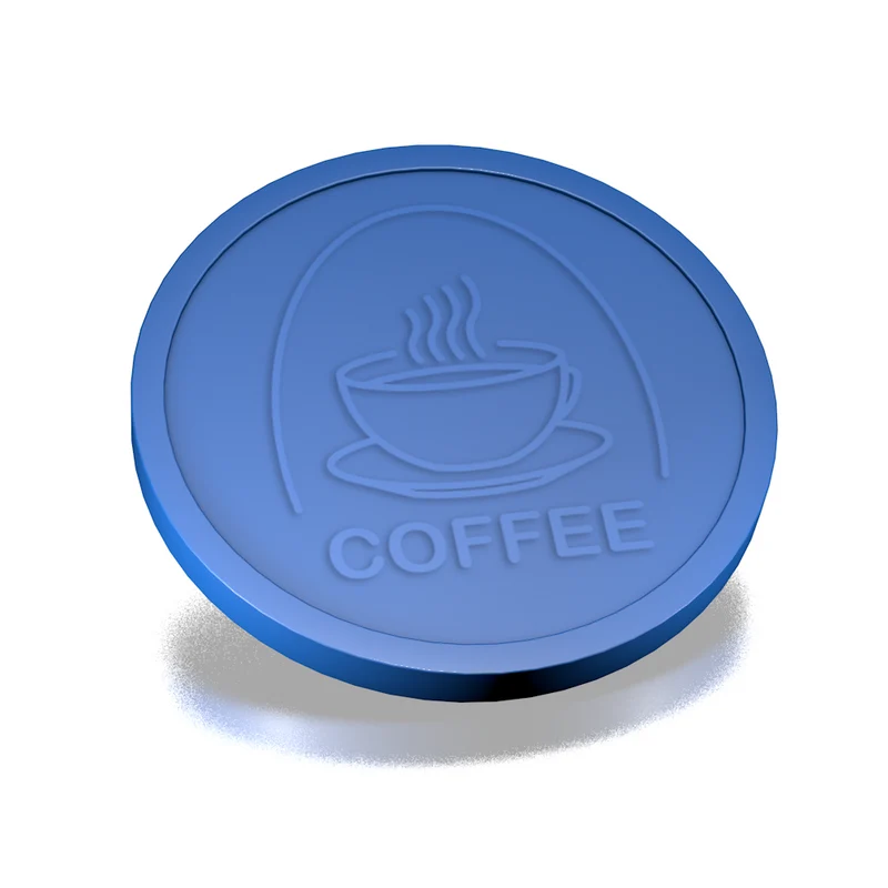 Jetons pour buvette café en relief - Ø29 mm - 250 pièces