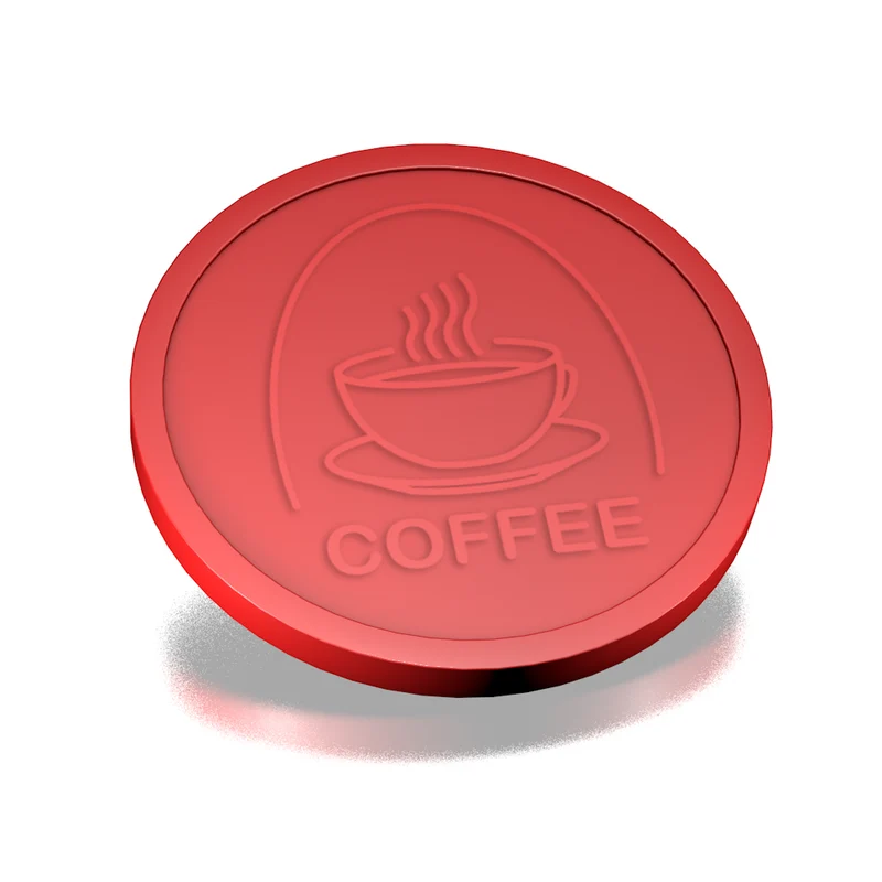 Jetons pour buvette café en relief - Ø29 mm - 250 pièces