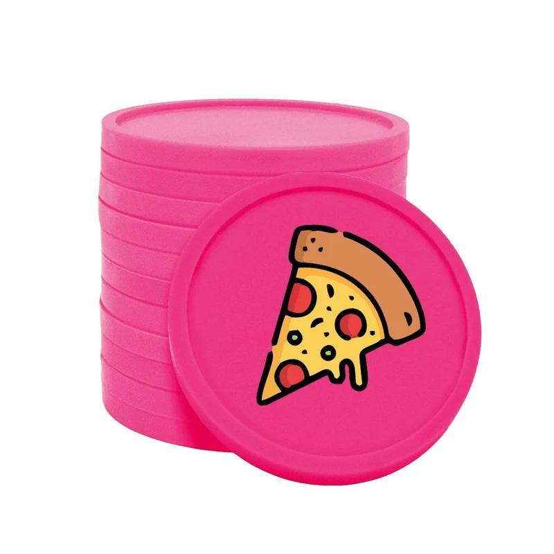 Jetons pour buvette pizza Ø29 mm - 100 pièces