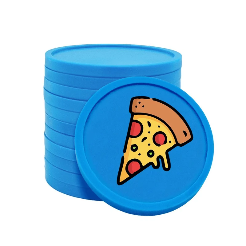 Jetons pour buvette pizza Ø29 mm - 100 pièces