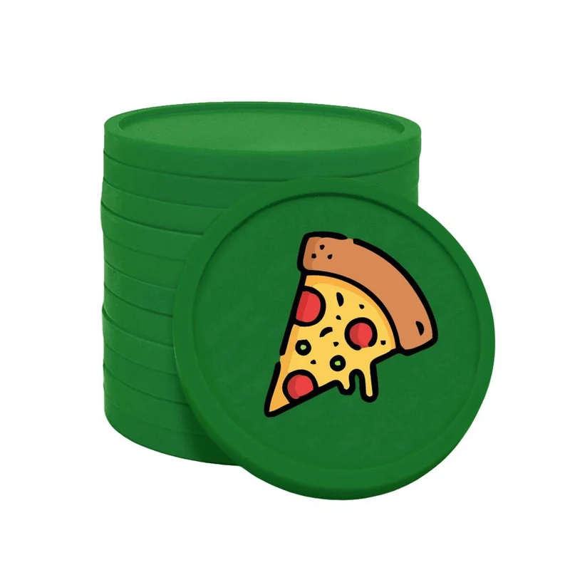 Jetons pour buvette pizza Ø29 mm - 100 pièces