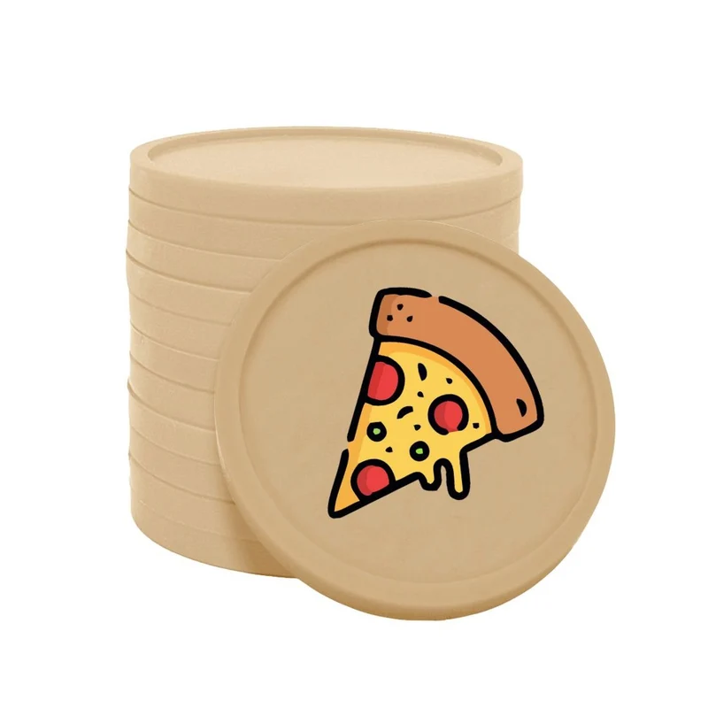 Jetons pour buvette pizza Ø29 mm - 100 pièces