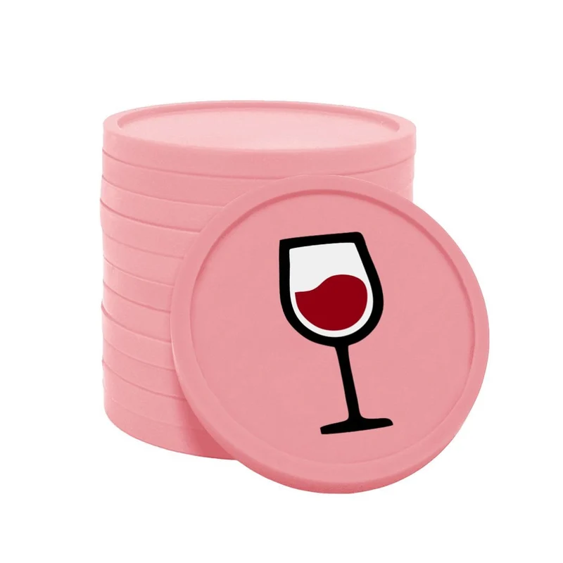 Jetons pour buvette verre de vin Ø29 mm - 100 pièces