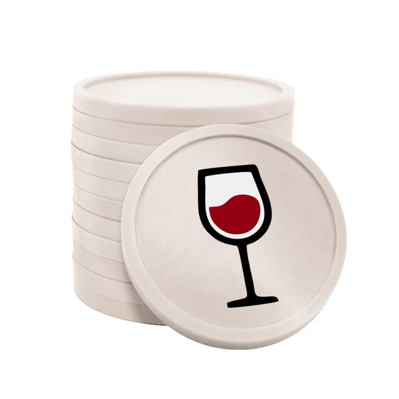 Jetons pour buvette verre de vin Ø29 mm - 100 pièces
