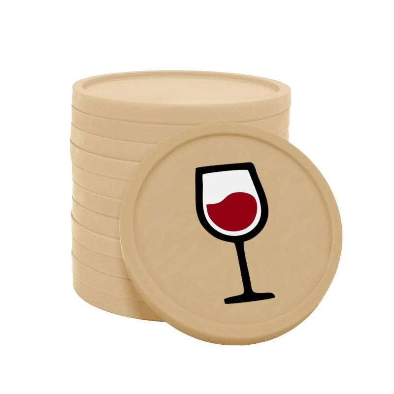 Jetons pour buvette verre de vin Ø29 mm - 100 pièces