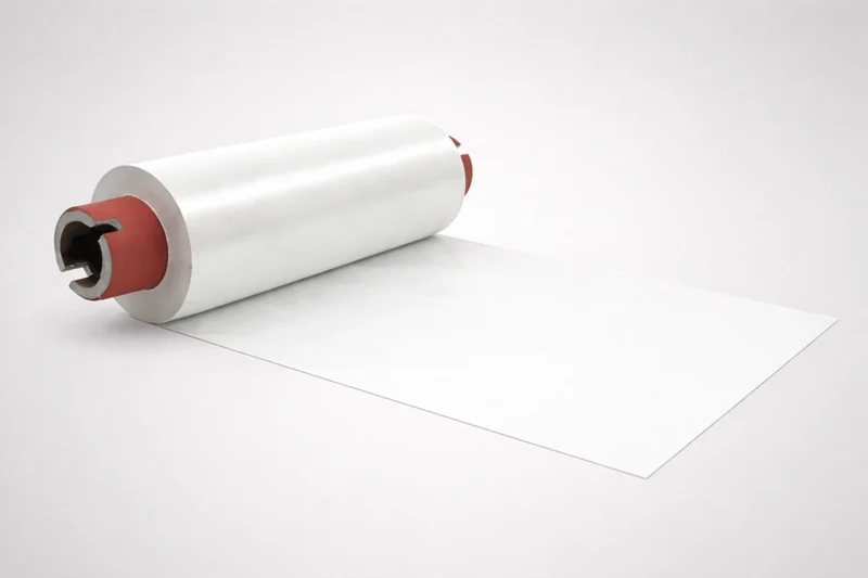 Feuille de transfert thermique blanc