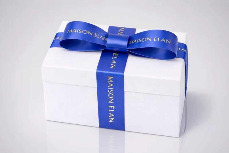 Ruban cadeaux large imprimé