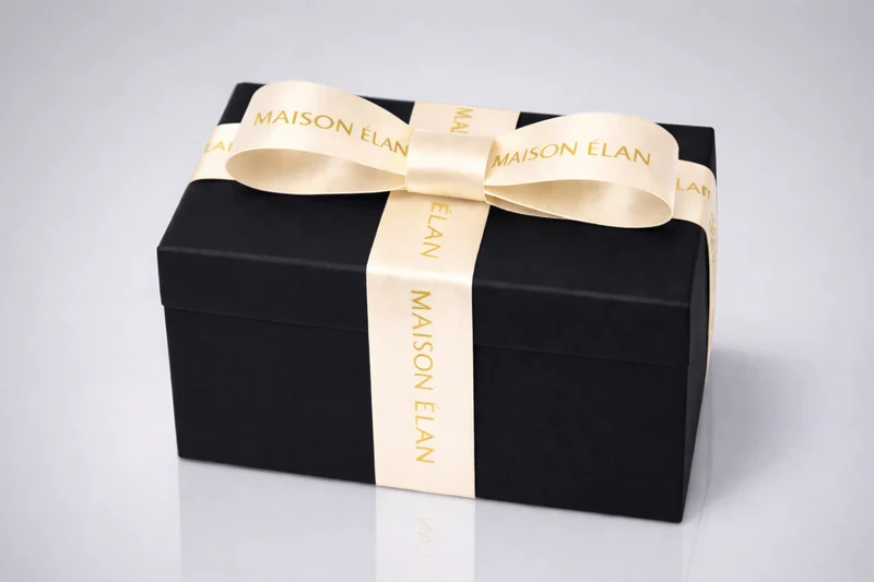 Ruban cadeaux large imprimé