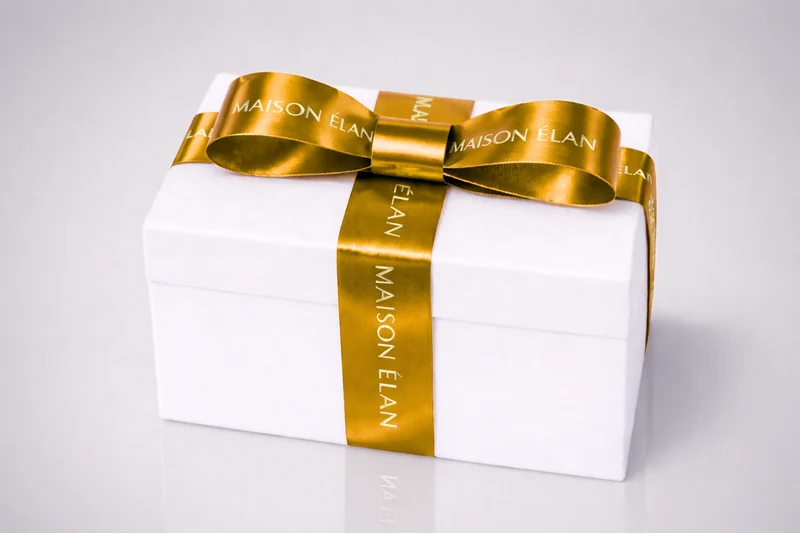 Ruban cadeaux large imprimé