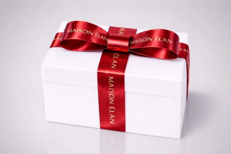 Ruban cadeaux large imprimé