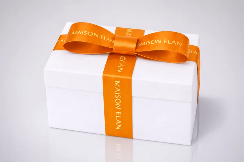 Ruban cadeaux large imprimé