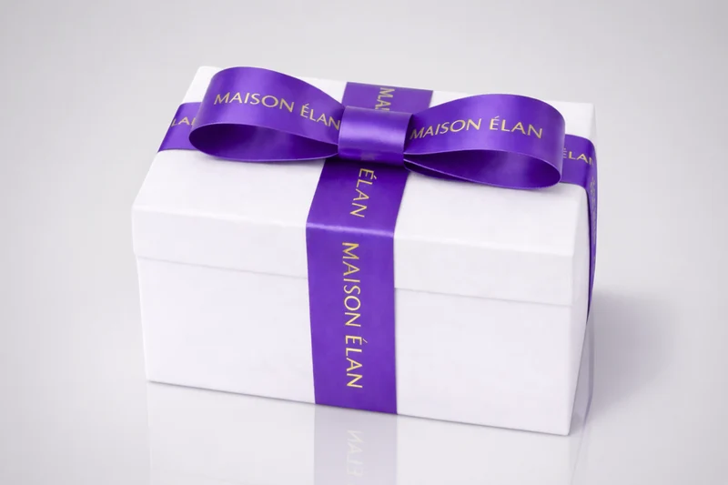 Ruban cadeaux large imprimé