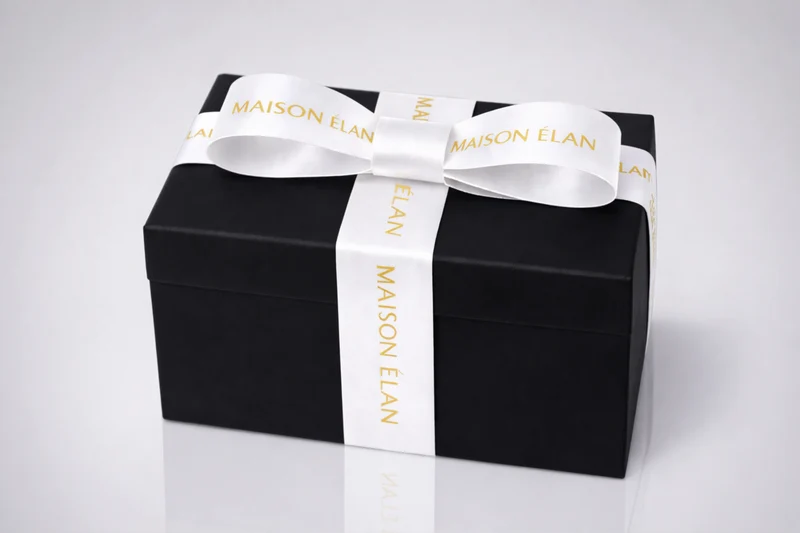 Ruban cadeaux large imprimé