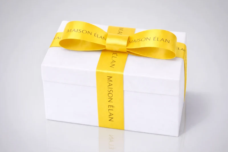 Ruban cadeaux large imprimé