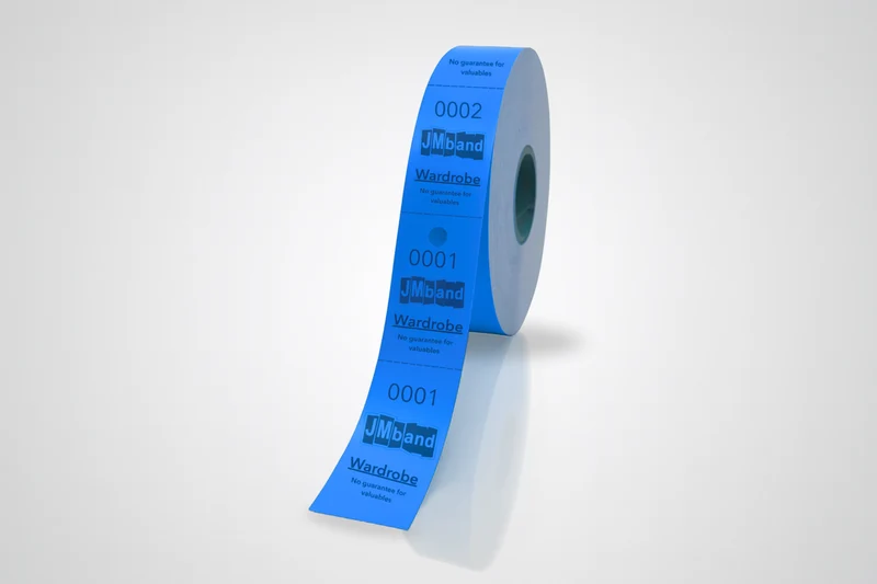 Tickets vestiaire avec impression