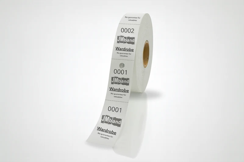 Tickets vestiaire avec impression