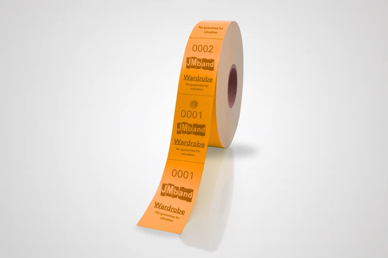 Tickets vestiaire avec impression