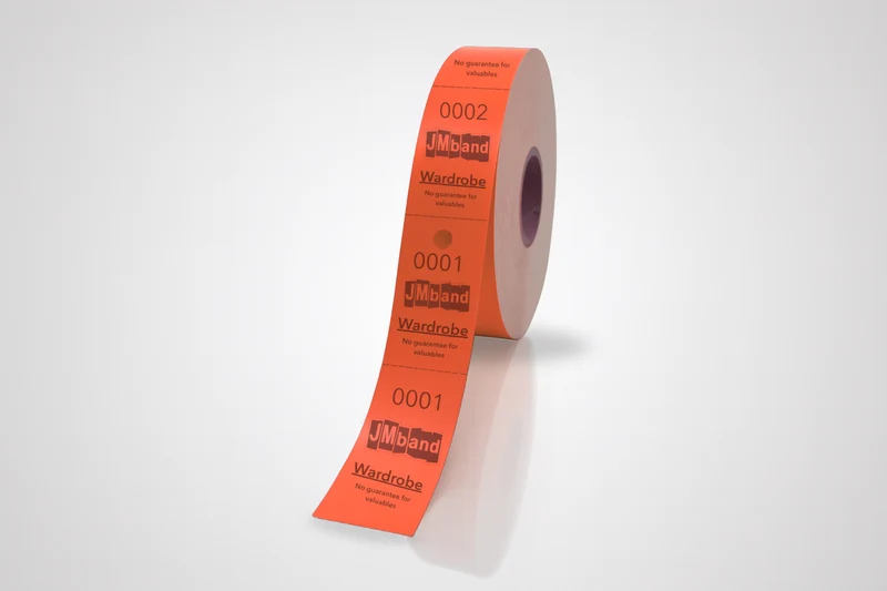 Tickets vestiaire avec impression