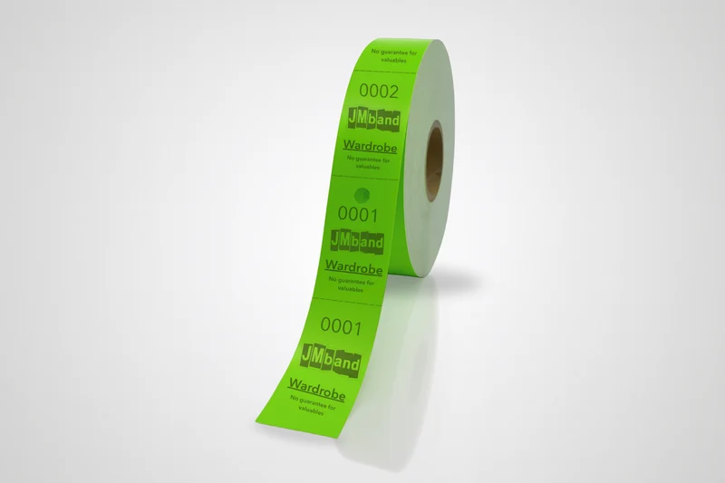 Tickets vestiaire avec impression