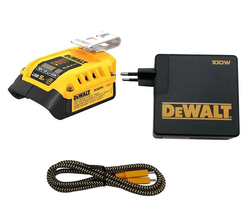 Chargeur portatif USB Dewalt DCB094K 5A