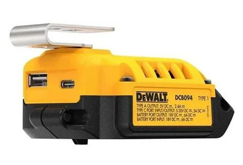 Chargeur portatif USB Dewalt DCB094K 5A