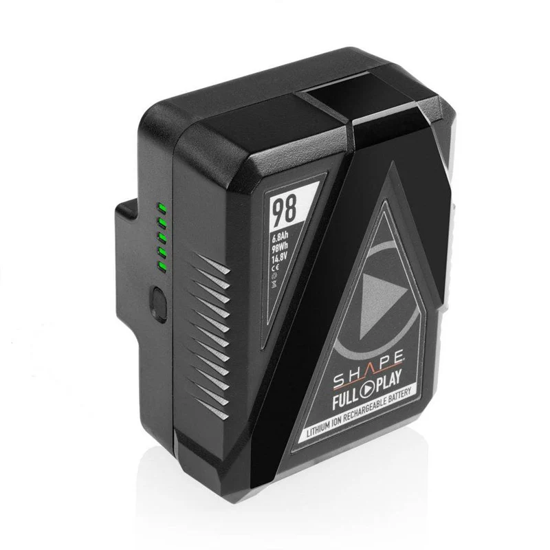 Batterie rechargeable Full Play 98 Wh Monture Gold avec Chargeur de batterie portable D-Tap