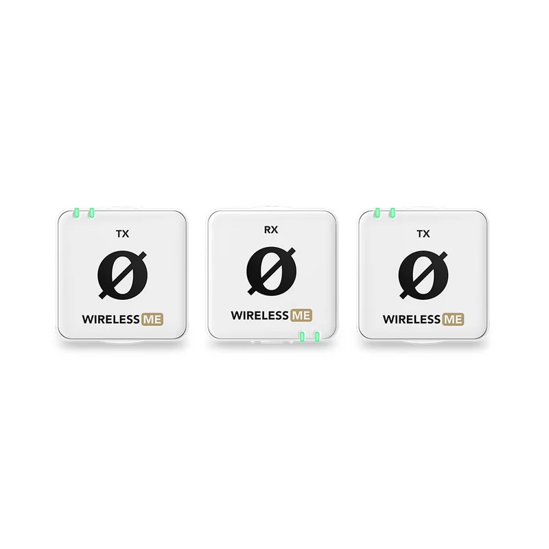 Microphone Wireless ME (Double, Blanc)